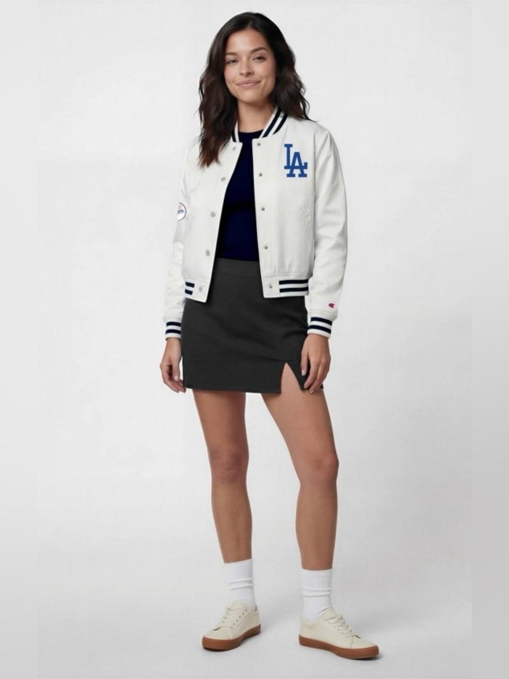 New! MLB Los Angeles Dodgers Women’s Champion Bomber Jacket